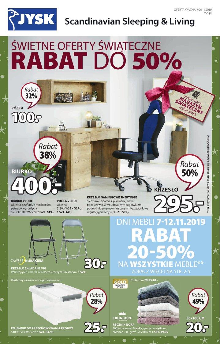 Gazetka promocyjna Jysk str. 1