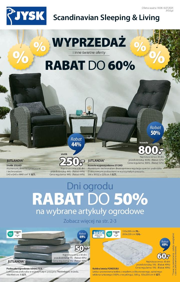 Gazetka promocyjna Jysk str. 1