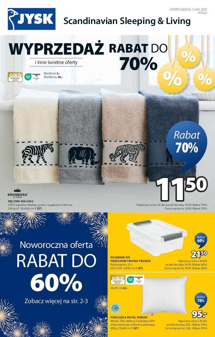 Gazetka promocyjna Jysk str. 1