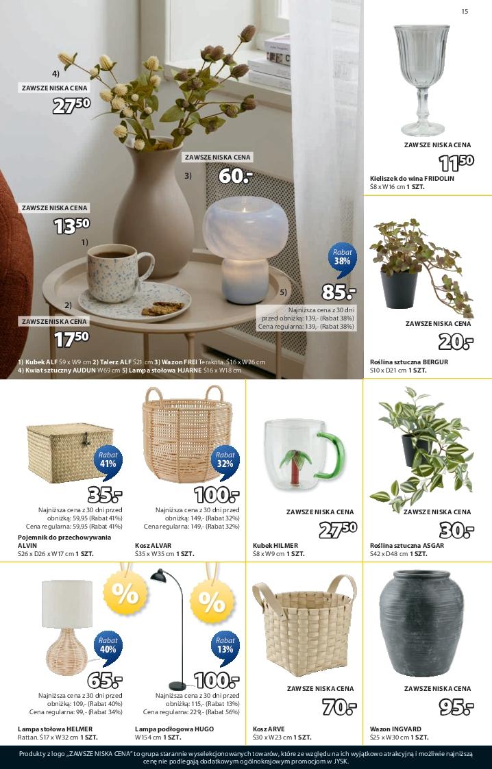 Gazetka promocyjna Jysk str. 15