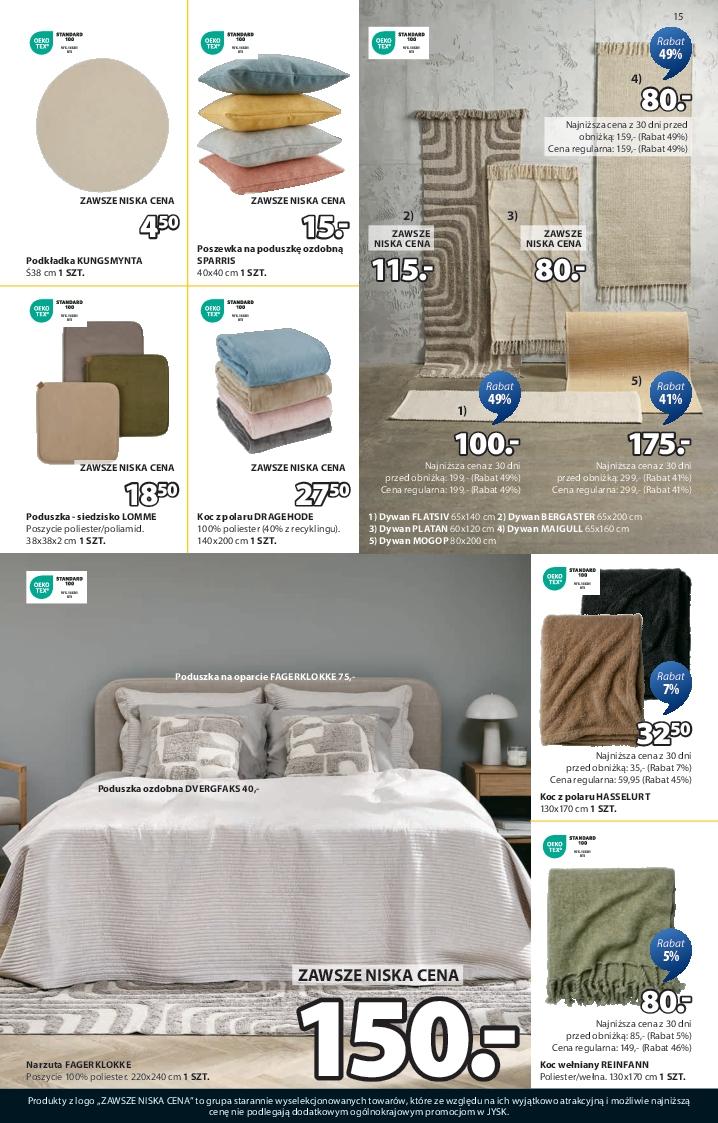 Gazetka promocyjna Jysk str. 15