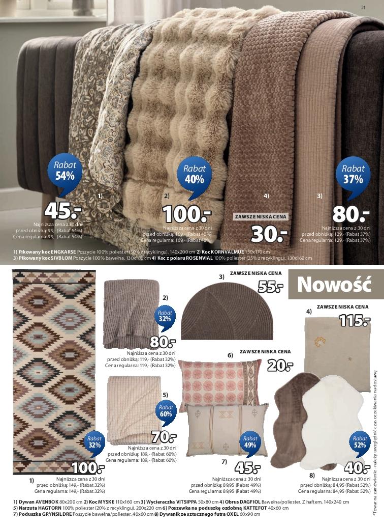 Gazetka promocyjna Jysk str. 21