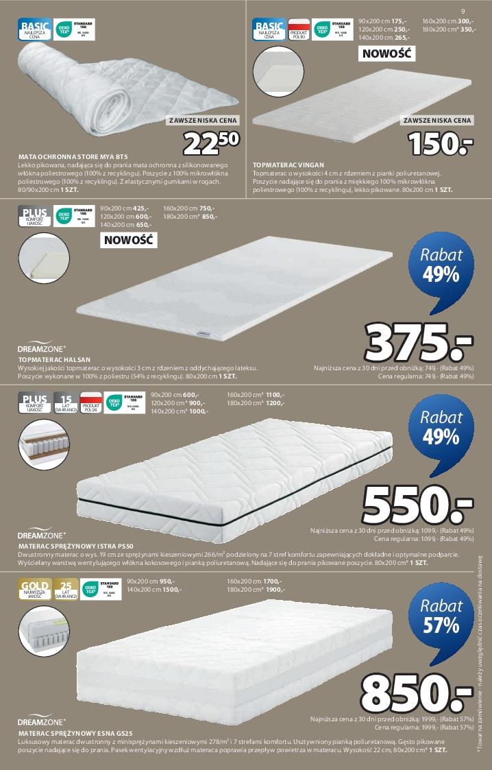 Gazetka promocyjna Jysk str. 9