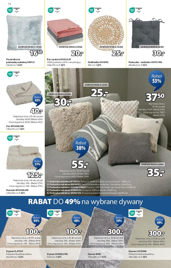 Gazetka promocyjna Jysk str. 14