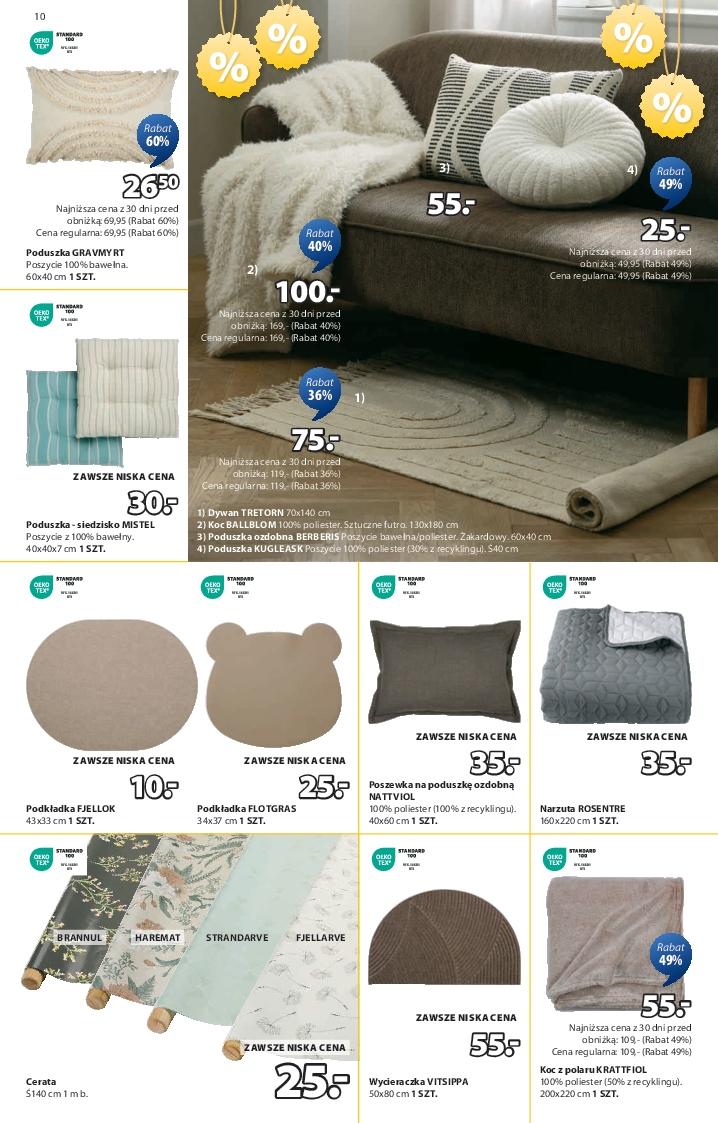Gazetka promocyjna Jysk str. 10