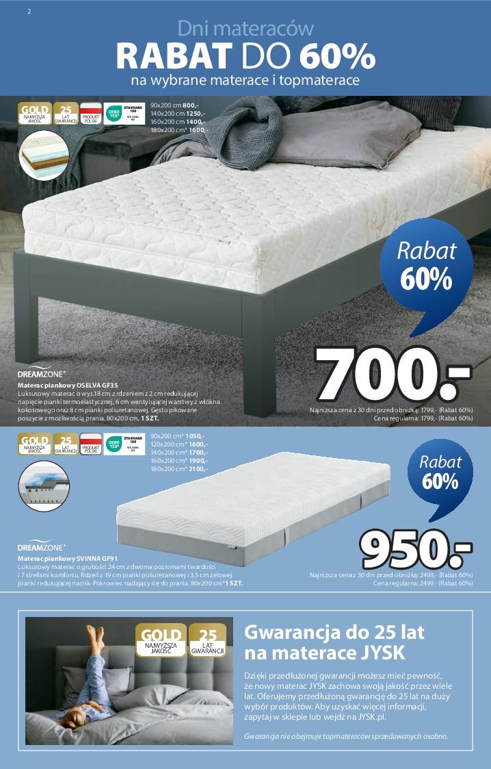 Gazetka promocyjna Jysk str. 2