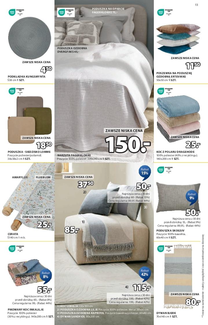 Gazetka promocyjna Jysk str. 13