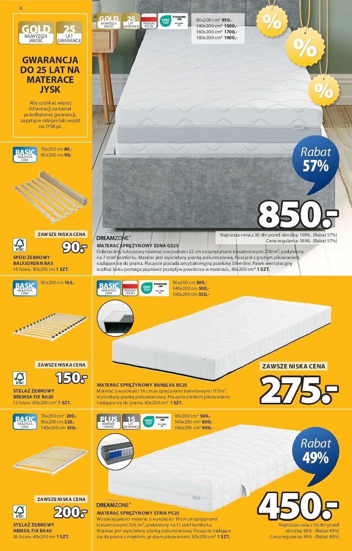 Gazetka promocyjna Jysk str. 8