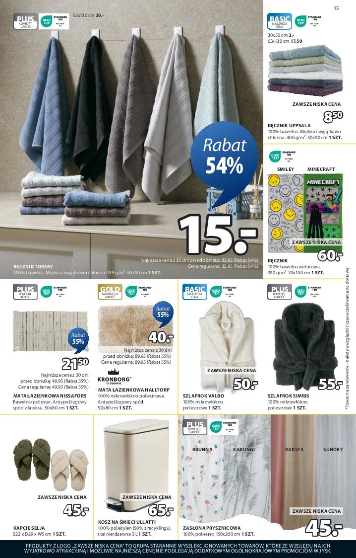 Gazetka promocyjna Jysk str. 15