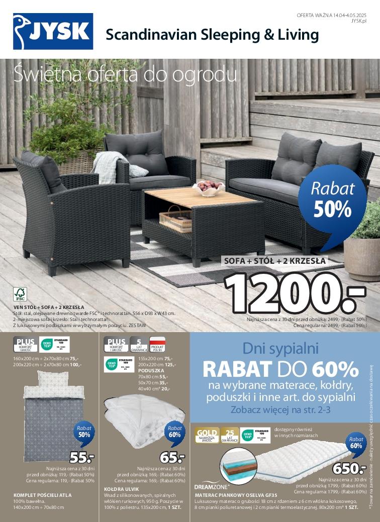 Gazetka promocyjna Jysk str. 1