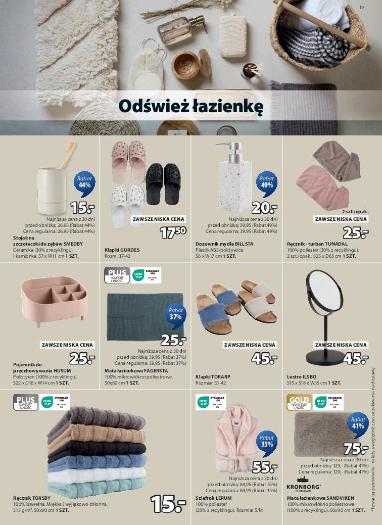 Gazetka promocyjna Jysk str. 19