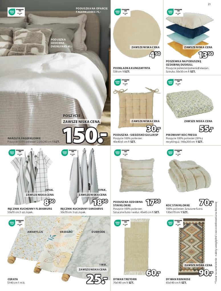 Gazetka promocyjna Jysk str. 21