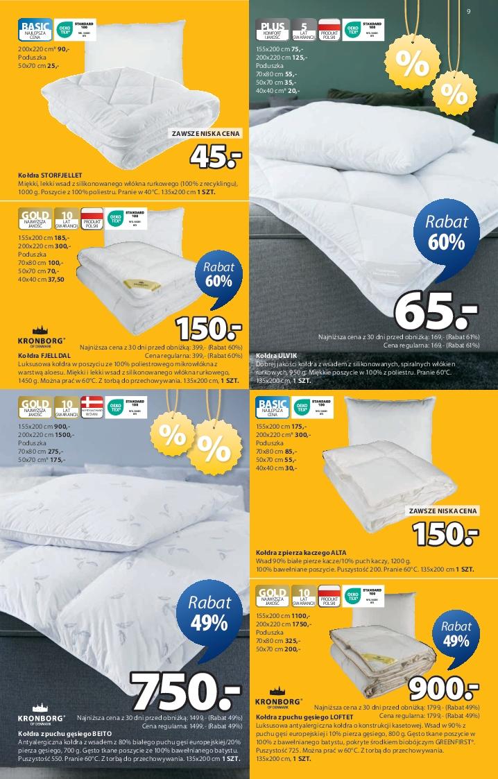 Gazetka promocyjna Jysk str. 9