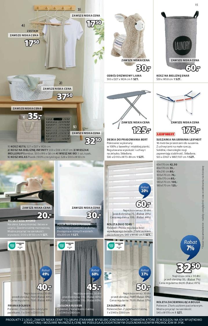 Gazetka promocyjna Jysk str. 15