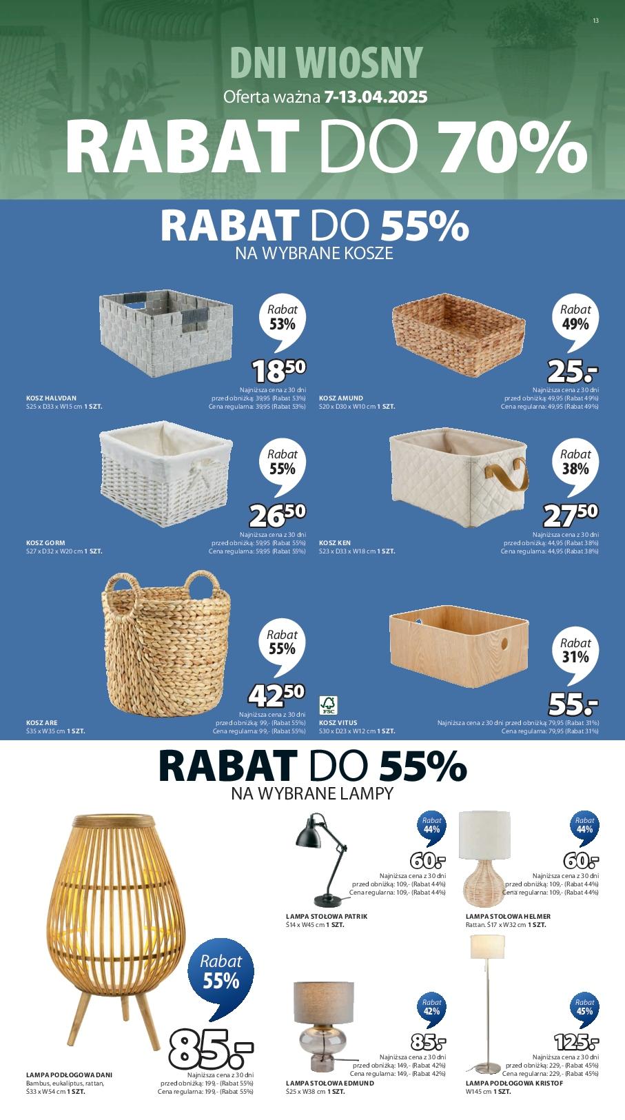 Gazetka promocyjna Jysk str. 13