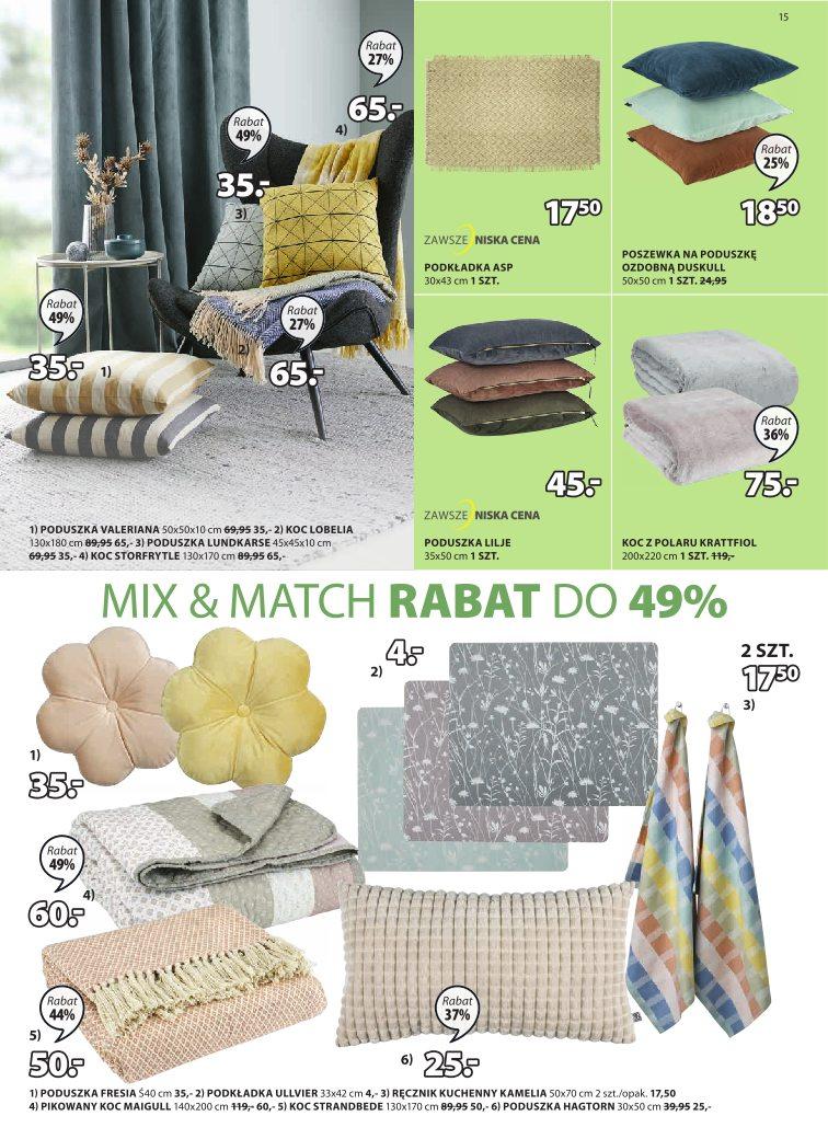 Gazetka promocyjna Jysk str. 15