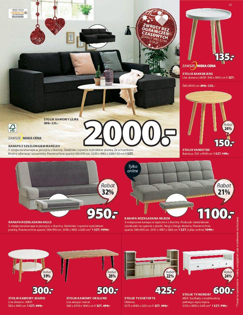 Gazetka promocyjna Jysk str. 15
