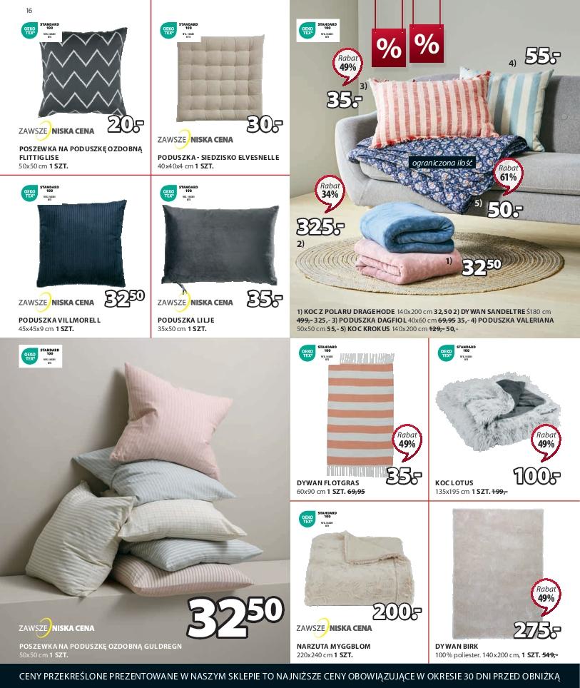 Gazetka promocyjna Jysk str. 16