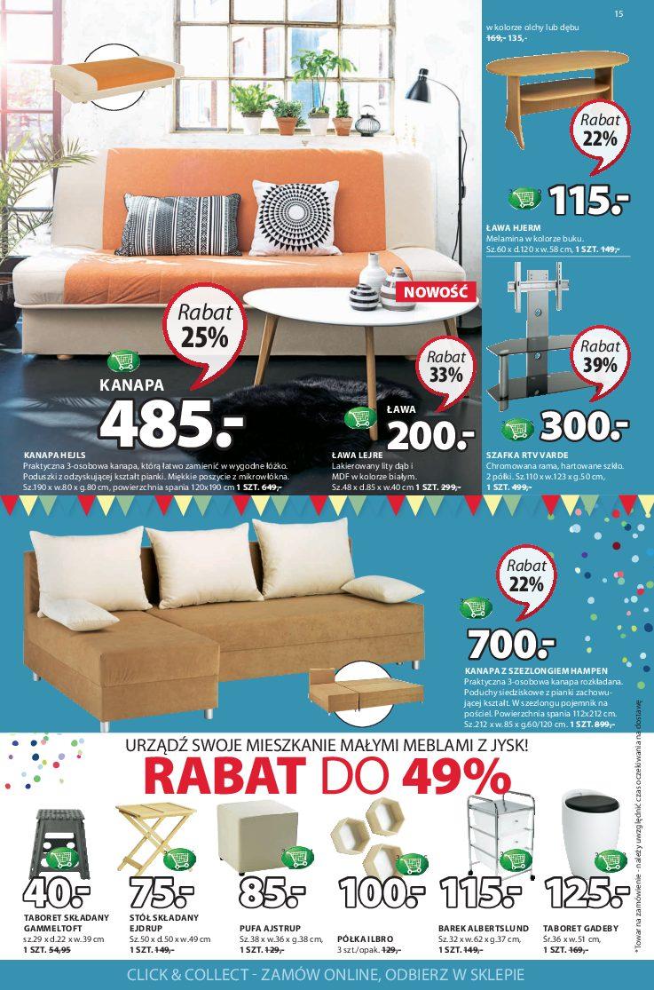 Gazetka promocyjna Jysk str. 15