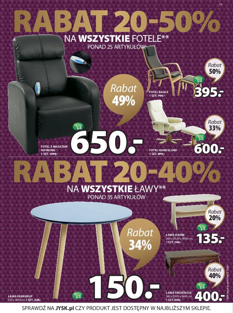 Gazetka promocyjna Jysk str. 15