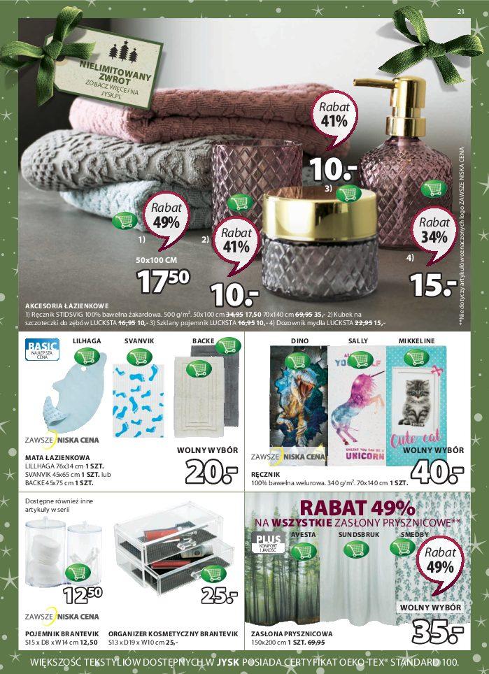 Gazetka promocyjna Jysk str. 21