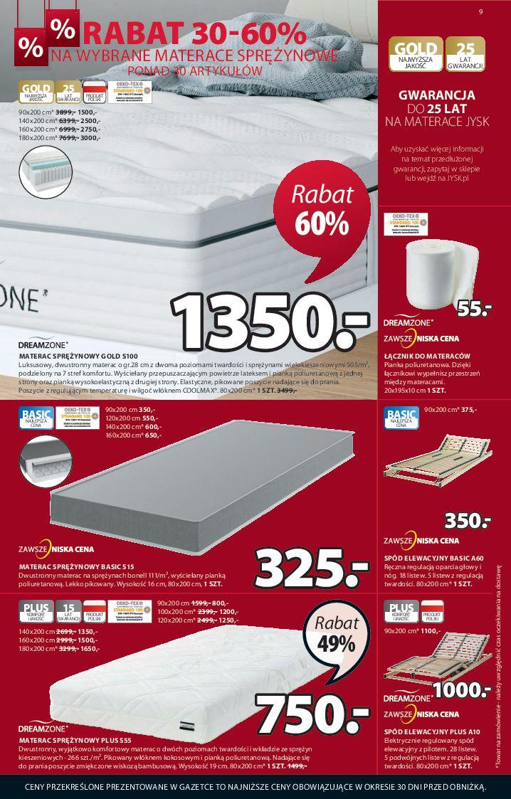 Gazetka promocyjna Jysk str. 9