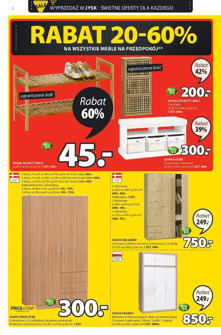Gazetka promocyjna Jysk str. 2