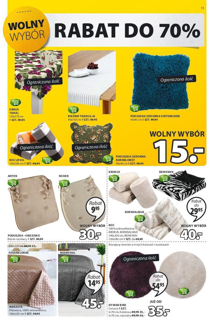 Gazetka promocyjna Jysk str. 13