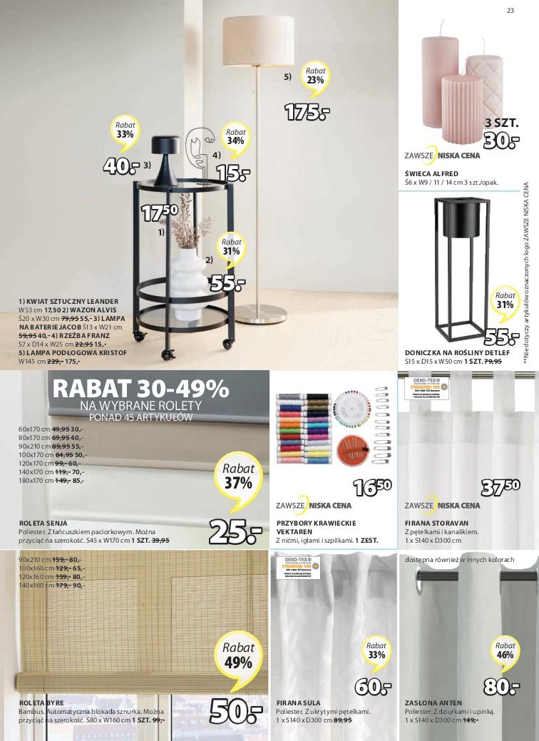 Gazetka promocyjna Jysk str. 23