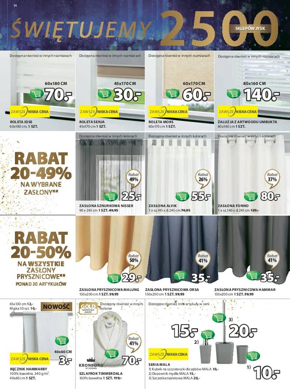 Gazetka promocyjna Jysk str. 14