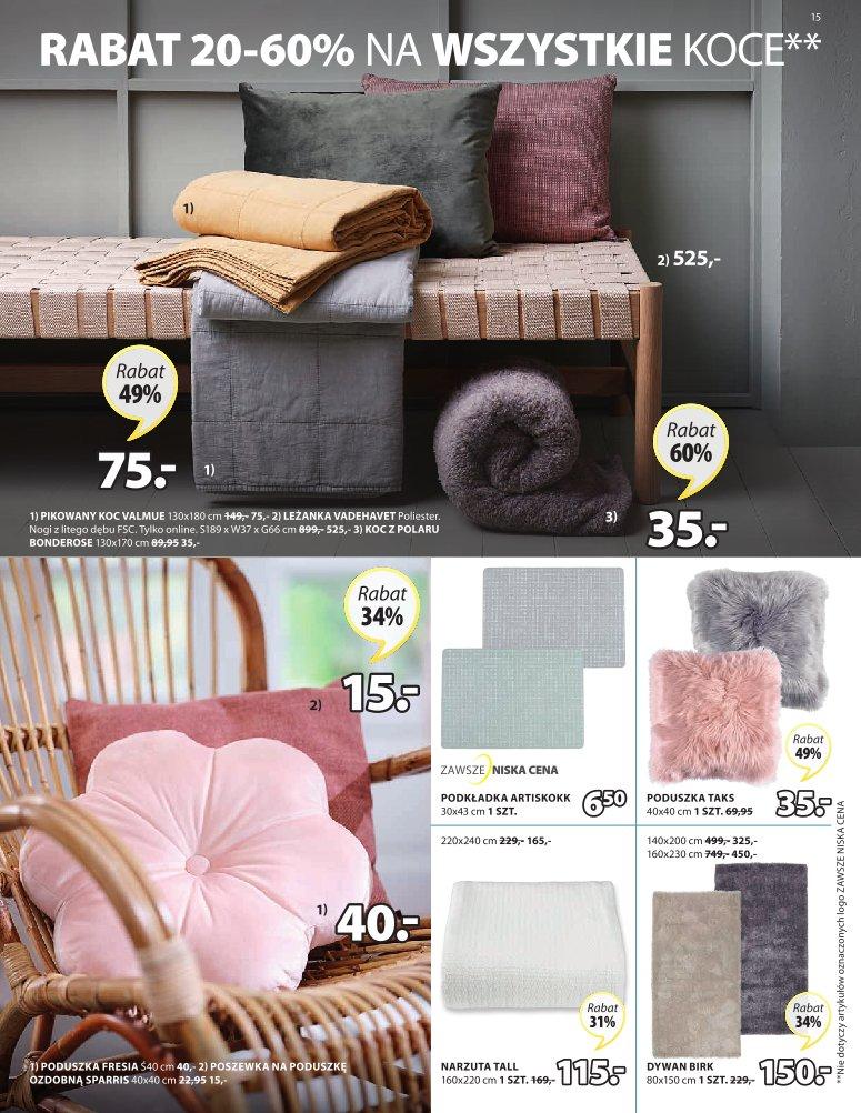 Gazetka promocyjna Jysk str. 15