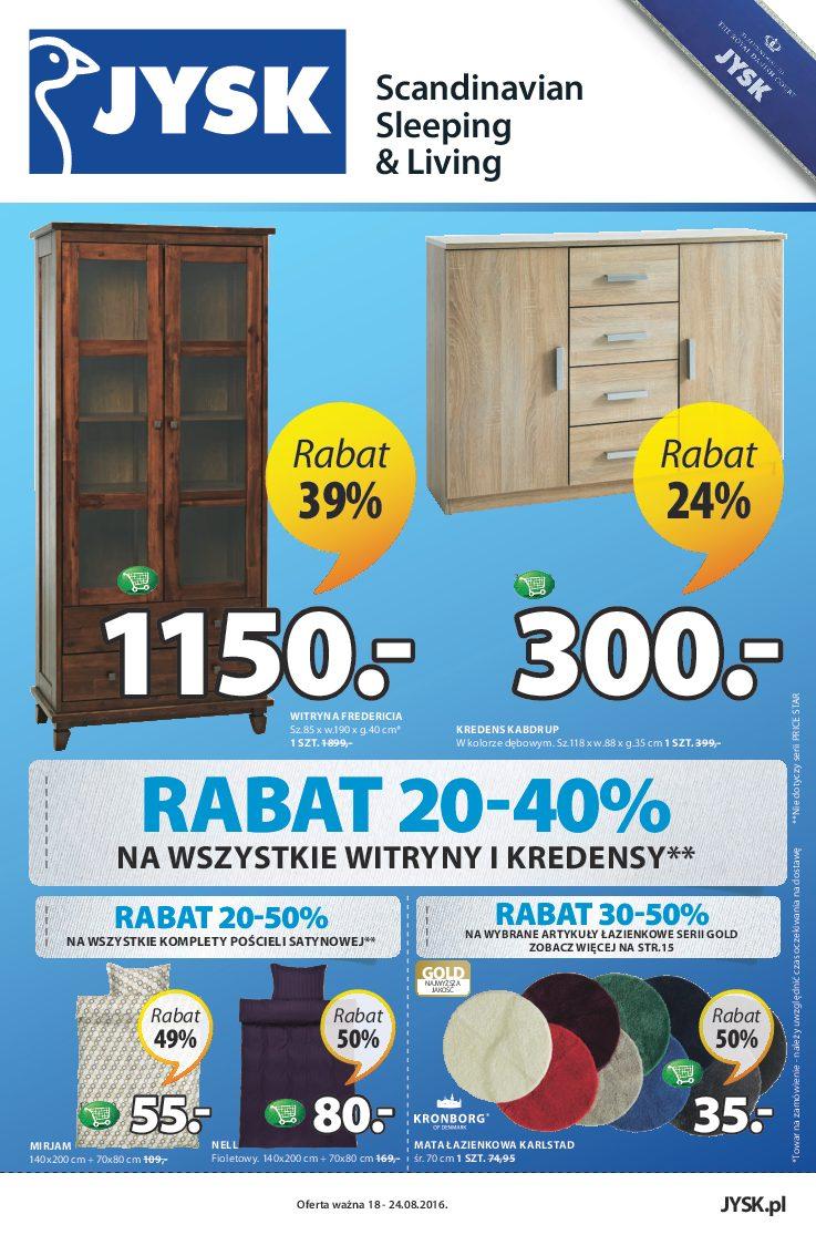 Gazetka promocyjna Jysk str. 1