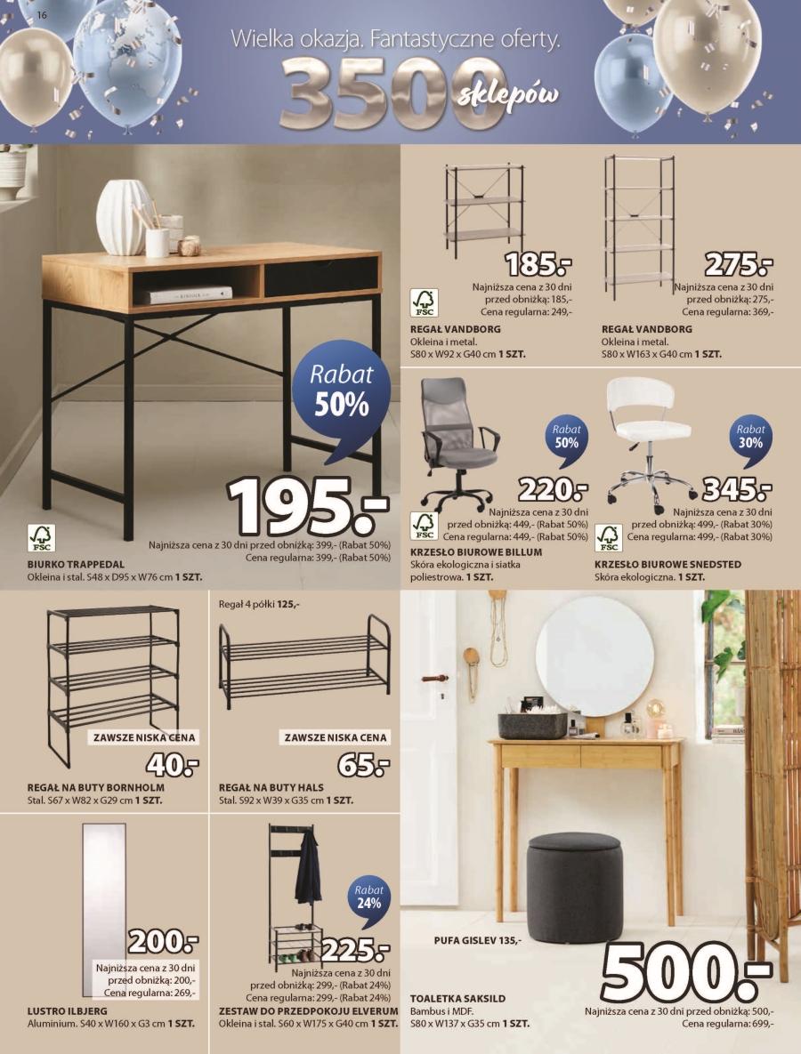 Gazetka promocyjna Jysk str. 16