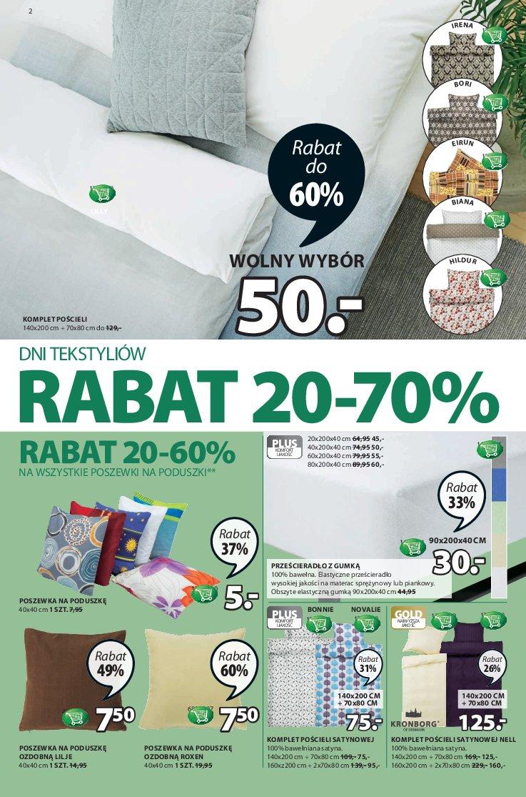 Gazetka promocyjna Jysk str. 2