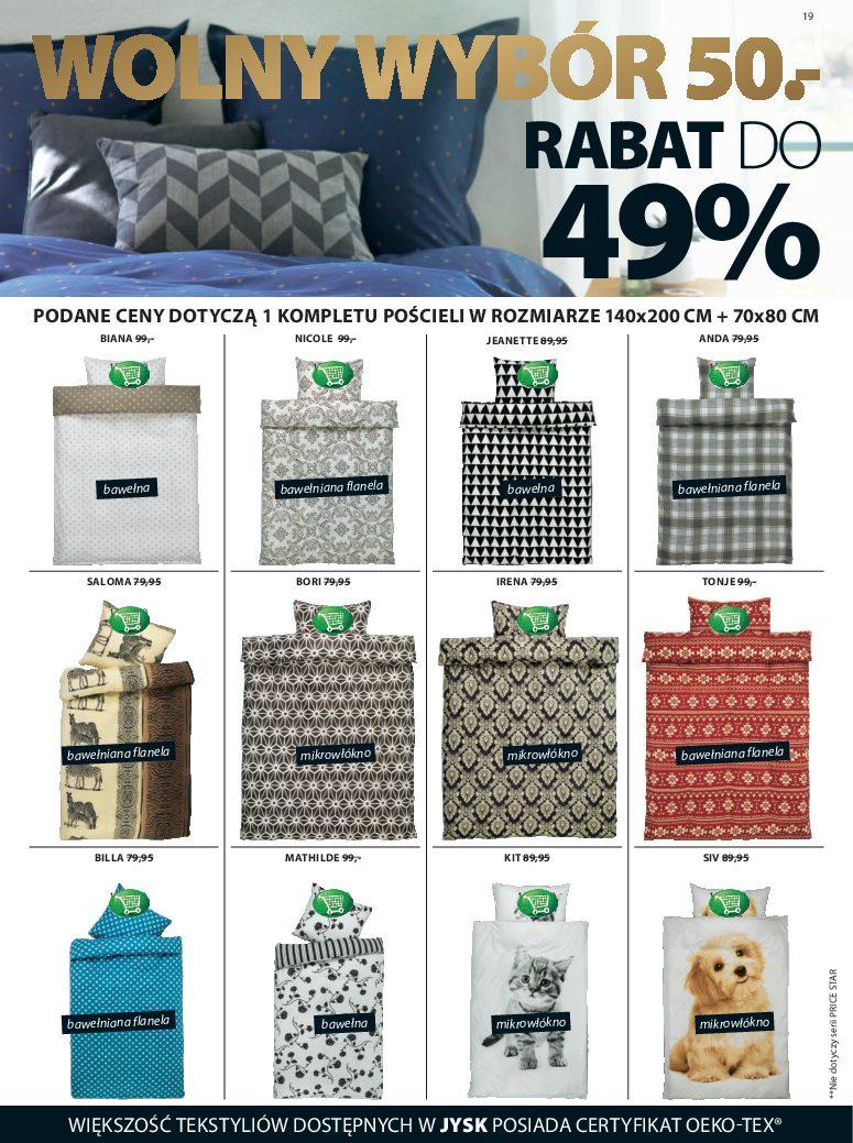 Gazetka promocyjna Jysk str. 19