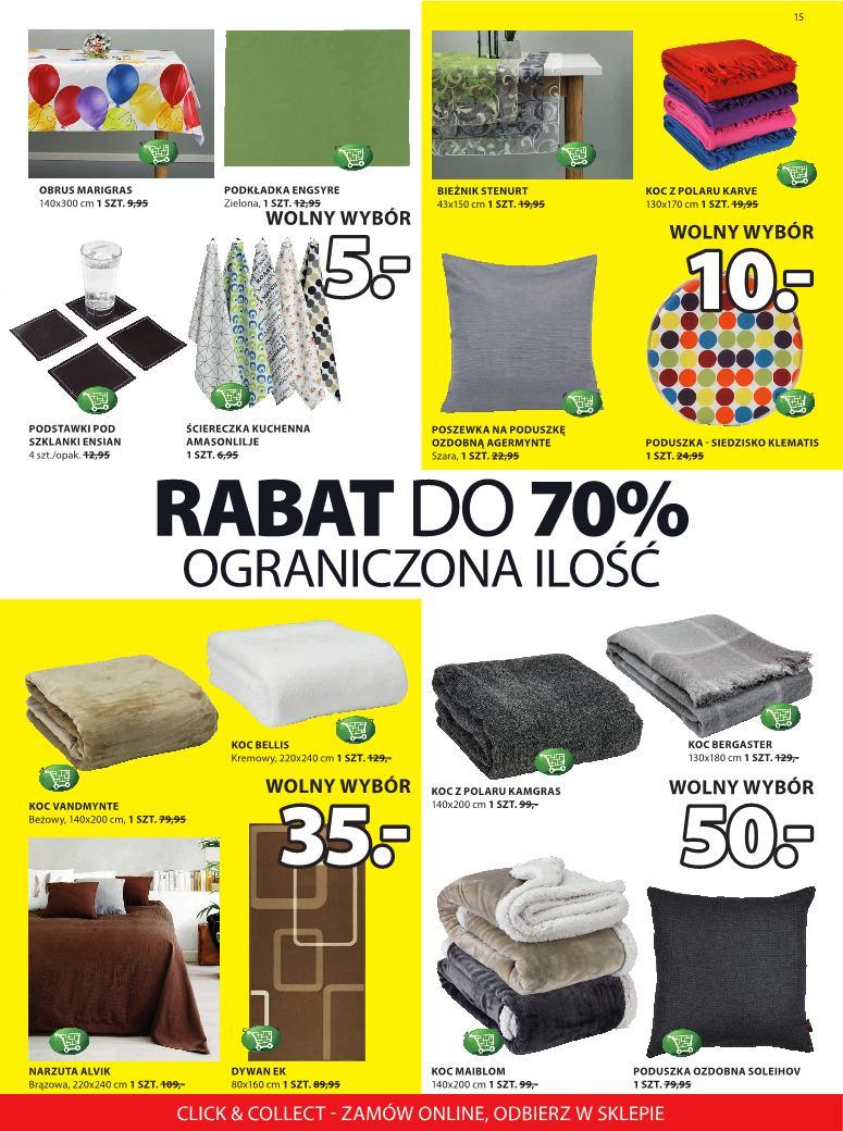 Gazetka promocyjna Jysk str. 15