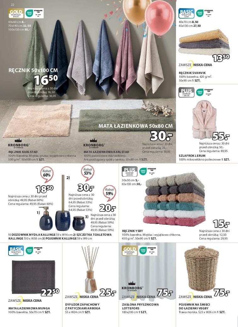 Gazetka promocyjna Jysk str. 22