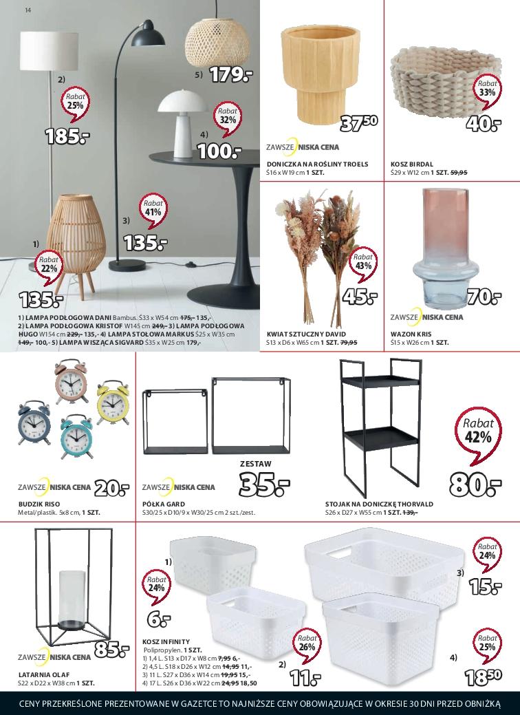Gazetka promocyjna Jysk str. 14