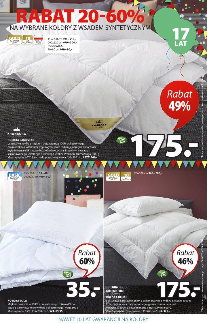 Gazetka promocyjna Jysk str. 21