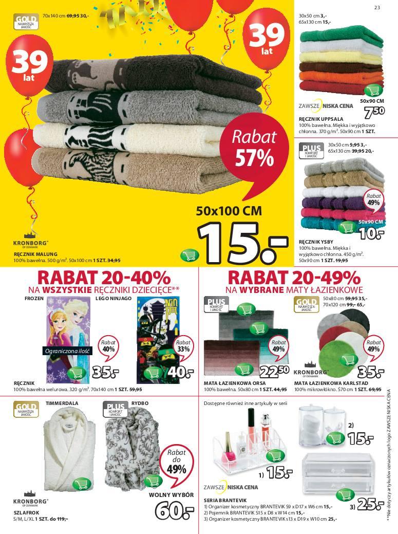 Gazetka promocyjna Jysk str. 23