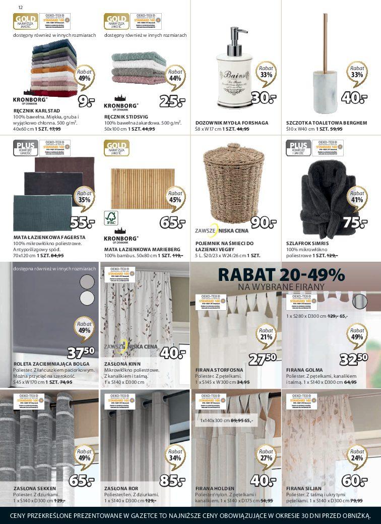 Gazetka promocyjna Jysk str. 12