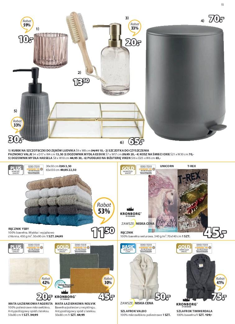 Gazetka promocyjna Jysk str. 15