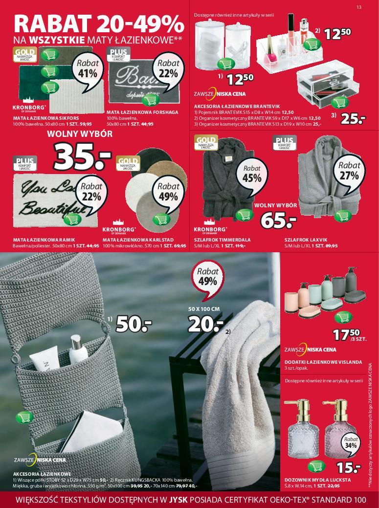 Gazetka promocyjna Jysk str. 13