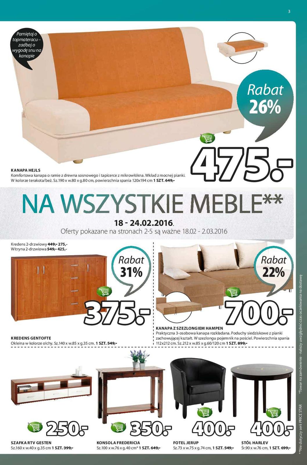 Gazetka promocyjna Jysk str. 3