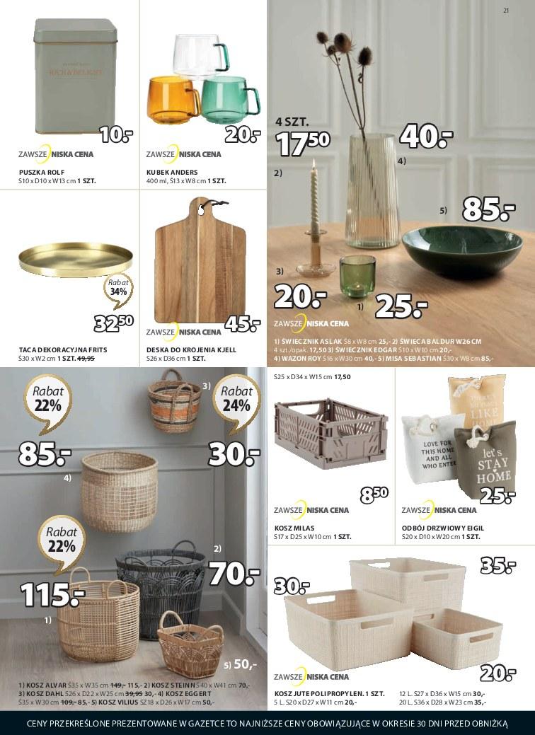 Gazetka promocyjna Jysk str. 21