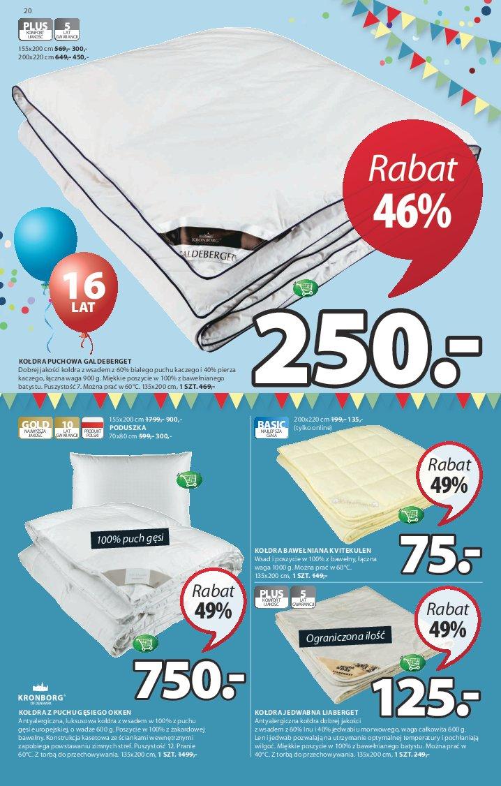 Gazetka promocyjna Jysk str. 20