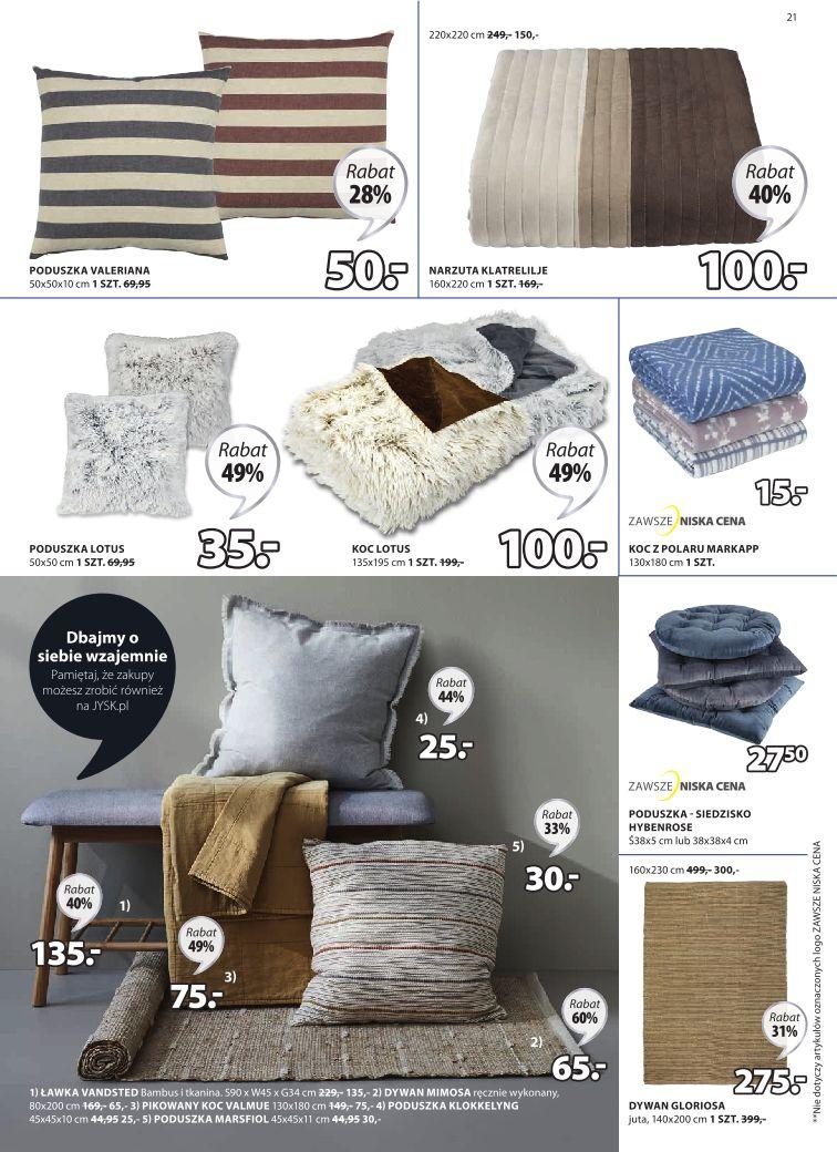 Gazetka promocyjna Jysk str. 21