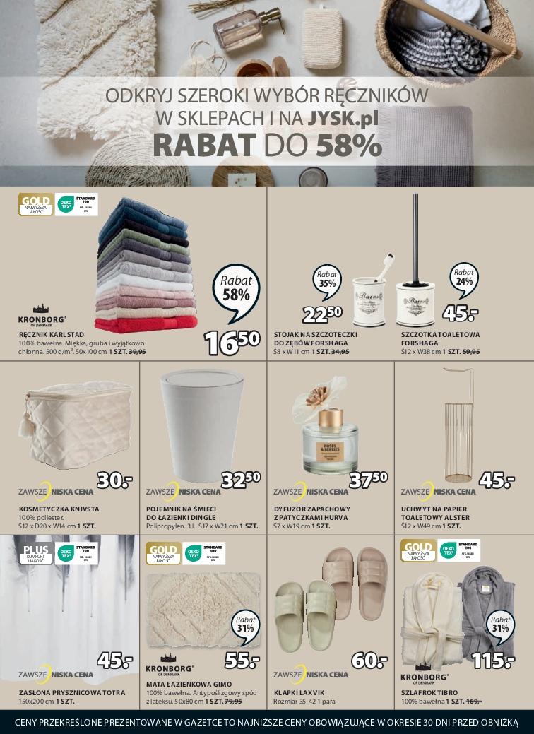 Gazetka promocyjna Jysk str. 15