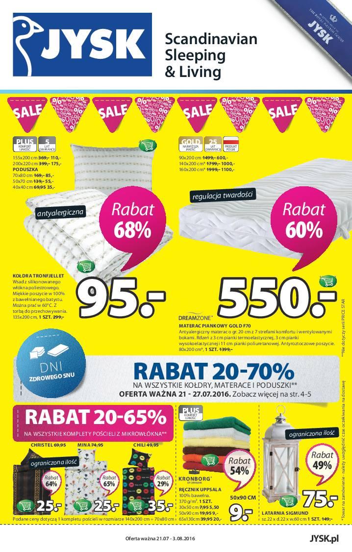 Gazetka promocyjna Jysk str. 1