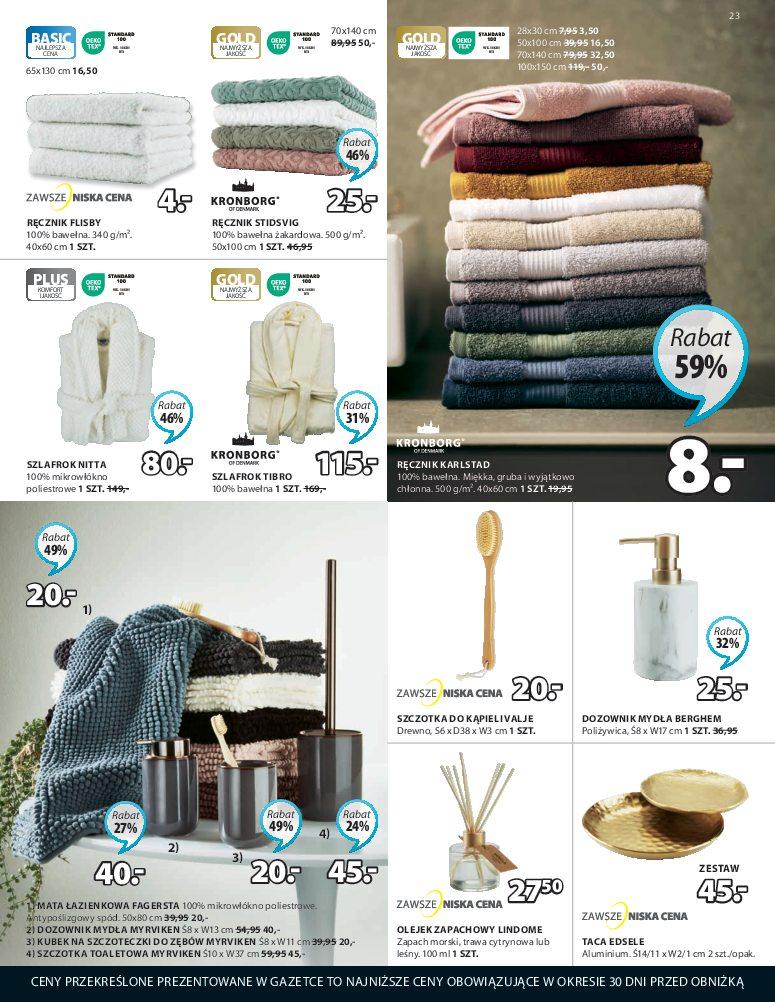 Gazetka promocyjna Jysk str. 23